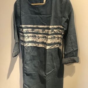 Mo:vint denim dress